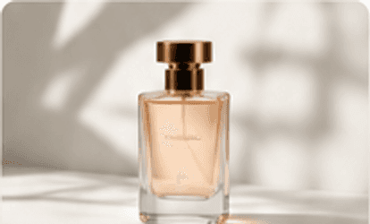 Studio perfume product photo